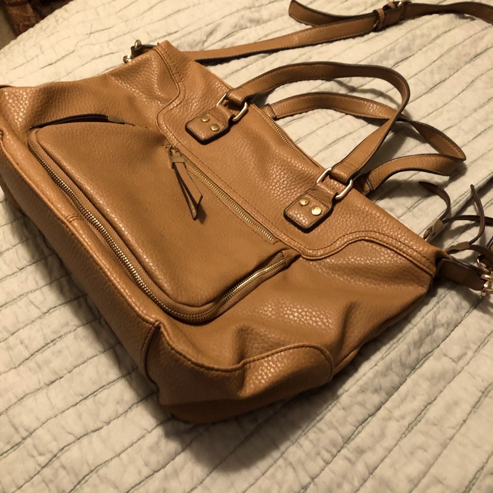 Beautiful Large Brown Purse with three straps